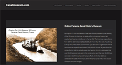 Desktop Screenshot of canalmuseum.com