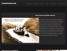 Tablet Screenshot of canalmuseum.com